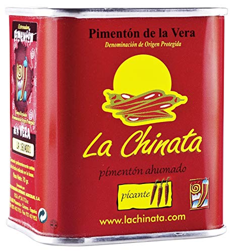 La Chinata Paprika Powder Select Hot 70 g – Eiche geräuchert Paprika, reichhaltig, rauchig und intensiv. von La Chinata