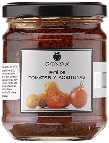 La Chinata Paté de Tomates y Aceitunas - feine Pastete von Tomaten, Oliven und Olivenöl, 2er Pack (2 x 180 g) von La Chinata