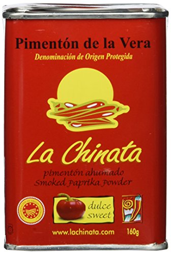 La Chinata Pimentón de la Vera Dulce - geräuchertes Paprikapulver, 1er Pack (1 x 160 g) von La Chinata