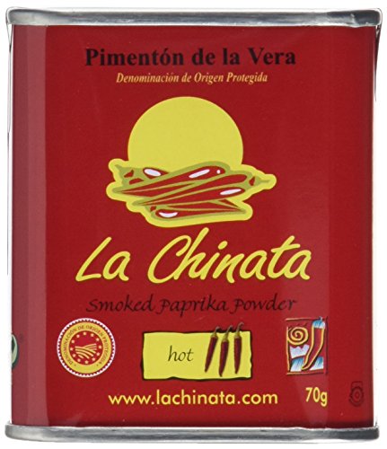 La Chinata Pimentón de la Vera Picante - geräuchertes Paprikapulver, 2er Pack (2 x 70 g) von La Chinata