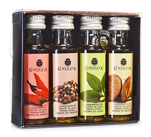 Natives Olivenöl Extra "4 Gewürze" - La Chinata (4 x 25 ml) von La Chinata