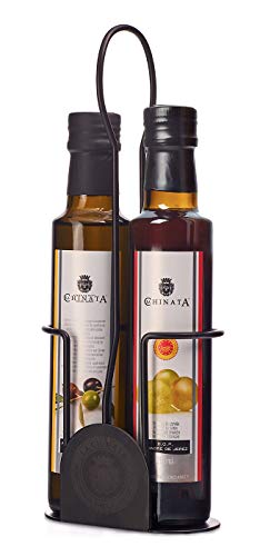 Set Olivenöl & Essig (Metall) - La Chinata (2 x 250 ml) von La Chinata