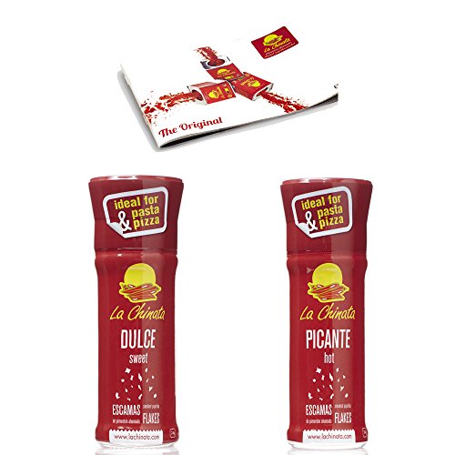 Paprika Flocken Geräuchert La Chinata - 1 Süß 24g & 1 Scharf 24g von LA CHINATA