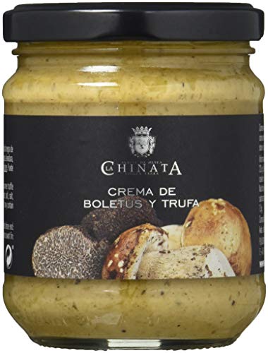 La Chinata Paté de Boletus y Trufas - Patè von Trüffeln und Steinpilzen mit Olivenöl (1 x 180 g) von La Chinata