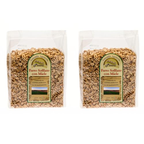 Gepuffter Dinkel mit italienischem Honig - 2 Packungen à 200gr - La Colfiorito Gepuffter Dinkel mit italienischem Honig - 2 Packungen à 200gr - La Colfiorito von La Colfiorito