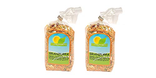 Granzuppa - Mischung aus Hülsenfrüchten - 2 Packungen mit 500gr - La Colfiorito Granzuppa - Mischung aus Hülsenfrüchten - 2 Packungen mit 500gr - La Colfiorito von La Colfiorito