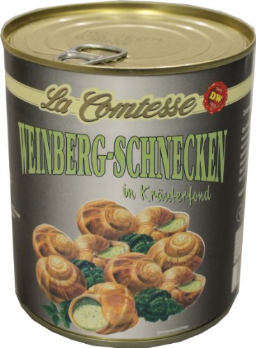 Dunekacke & Wilms Weinberg-Schnecken Circa 10 Dtzd. 800 g, 1er Pack (1 x 0.8 kg) von LA COMTESSE