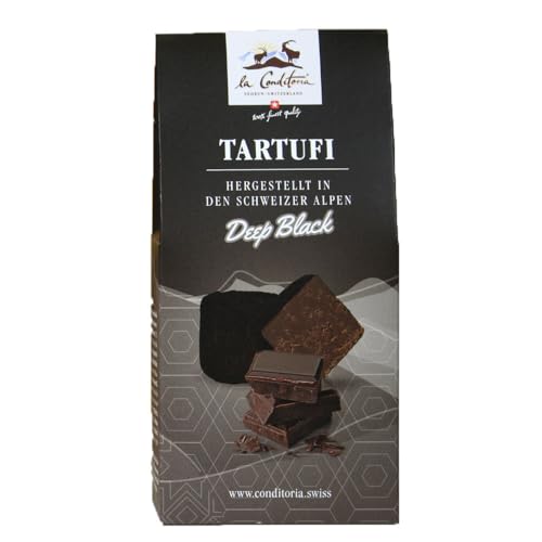 La Conditoria | Schokoladentrüffel Tartufi Deep Black | Gianduja mit Haselnusssplittern, dunkles Kakaopulver, vollmundig, edel, zartschmelzend | 150 g La Conditoria | Schokoladentrüffel Tartufi Deep Black | Gianduja mit Haselnusssplittern, dunkles Kakaopulver, vollmundig, edel, zartschmelzend | 150 g von La Conditoria