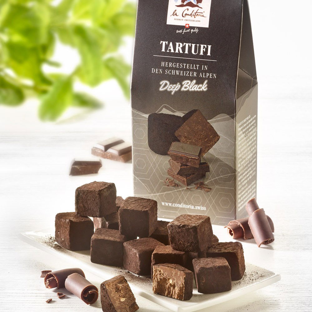 Schokoladentrüffel Tartufi Deep Black Schokoladentrüffel Tartufi Deep Black von La Conditoria