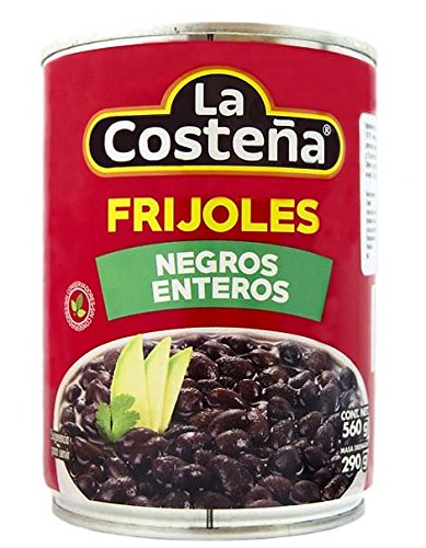Frijoles Negros Enteros - schwarze Bohnen ganz von La Costeña