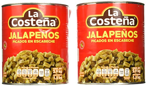 La Costena Jalapeno Chili picado Würfel , 2er Pack (2 x 121 g) von La Costeña