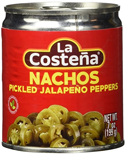 La Costena Jalapeno Nacho Scheiben | 199gr | Mexikanische Küche | Jalapenos in Scheiben geschnitten | mild bis mittelscharf | Zu Enchiladas oder Quesadillas | Hervorragender Geschmack La Costena Jalapeno Nacho Scheiben | 199gr | Mexikanische Küche | Jalapenos in Scheiben geschnitten | mild bis mittelscharf | Zu Enchiladas oder Quesadillas | Hervorragender Geschmack von La Costeña