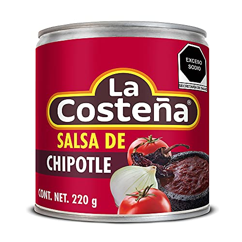 La Costena Salsa Chipotle | 200ml | Mexikanische Küche | Pikant mit mit einem rauchigen Aroma | scharf- aber nicht zu scharf | Geeignet zum Verfeinern von Saucen und Dips | Hervorragender Geschmack von La Costena
