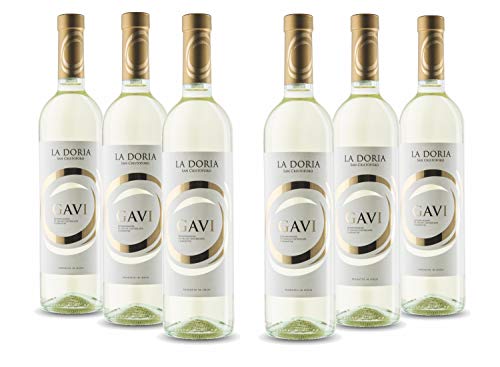 La Doria Gavi DOCG WeiÃŸwein Flaschen Cortese trocken - Italien wein Cortese trocken (6 x 0.75 l) von La Doria