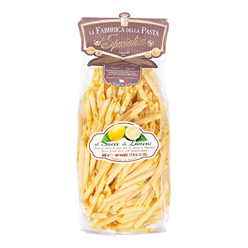 La Fabbrica Della Pasta - Pennette Lisce al Limone - 500g von La Fabbrica della Pasta di Gragnano