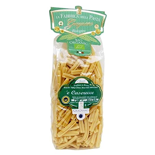 Caserecce Organisch Gr. 500 - Pasta di Gragnano IGP von La Fabbrica della Pasta di Gragnano