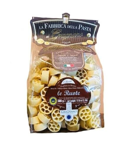 Die Räder von Gragnano 500 Gr. - Pasta di Gragnano IGP Die Räder von Gragnano 500 Gr. - Pasta di Gragnano IGP von La Fabbrica della Pasta di Gragnano