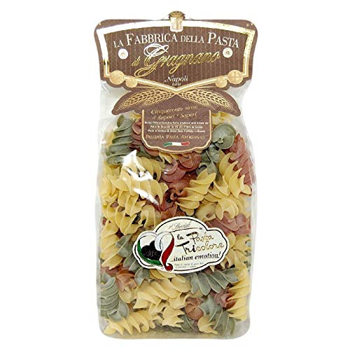 Fusilloni tricolor Gr. 500 - Box 12 Stück - La Fabbrica della Pasta di Gragnano von La Fabbrica della Pasta di Gragnano