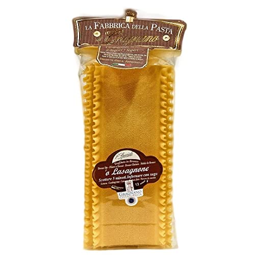 Lasagnone (9cm breit 26cm lang) - Box 12 Stück von La Fabbrica della Pasta di Gragnano