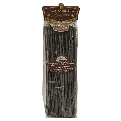 Linguine mit Tintenfisch 500 Gr. - Box 16 Stück von La Fabbrica della Pasta di Gragnano