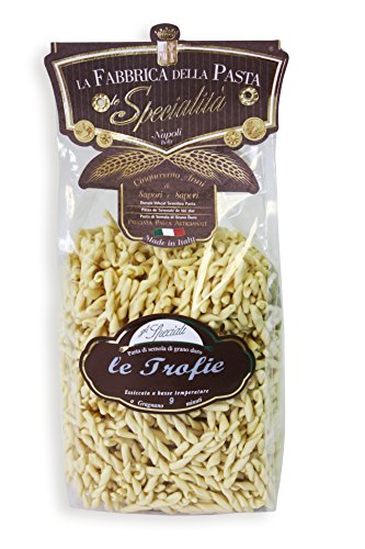 Original italienische Pasta trafilati al bronzo Le Trofie di Gragnano IGP 500g von LA FABBRICA DELLA PASTA