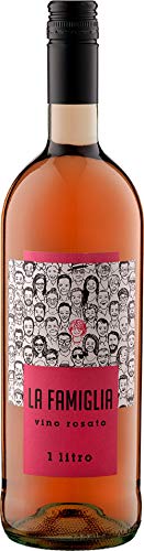 La Famiglia La Famiglia Vino Rosato Negroamaro Halbtrocken (1 x 1000 ml) von La Famiglia