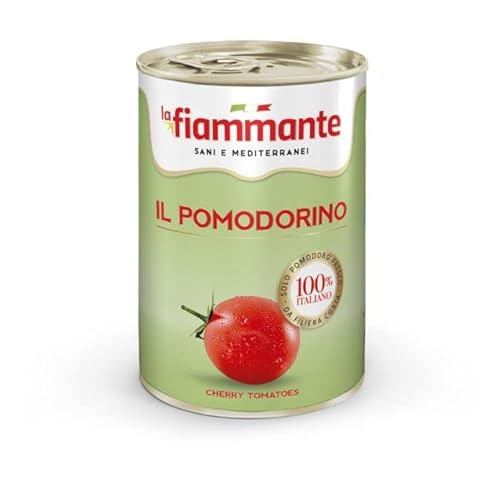 24x La Fiammante il pomodorino Pomodorini Kirschtomaten Tomaten sauce aus Italien dose 400g von La Fiammante