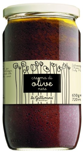 La Gallinara Crema di Olive nere / Olivencreme von schwarzen Oliven 650 gr. von La Gallinara