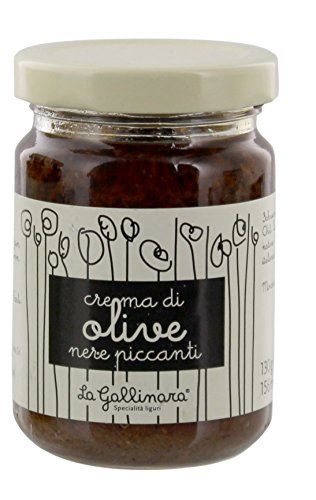 Crema di olive nere piccante, Schwarze Olivencreme, pikant, 130 g Crema di olive nere piccante, Schwarze Olivencreme, pikant, 130 g von La Gallinara