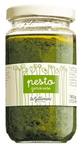 Pesto genovese - klassisches Basilikumpesto, 212 ml von La Gallinara