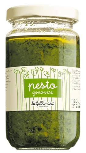 Pesto genovese - klassisches Basilikumpesto, 212 ml Pesto genovese - klassisches Basilikumpesto, 212 ml von La Gallinara