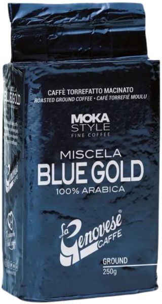 La Genovese Espresso Blue Gold Moka von La Genovese