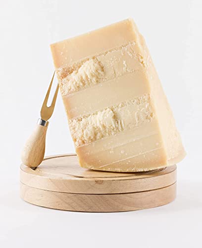 La Grande Bottega Italiana - Parmigiano Reggiano DOP, Parmesankäse 24 Monate gereift, von noblen Kühen, vakuumverpackt, 1kg (ohne Gentechnik) von La Grande Bottega Italiana