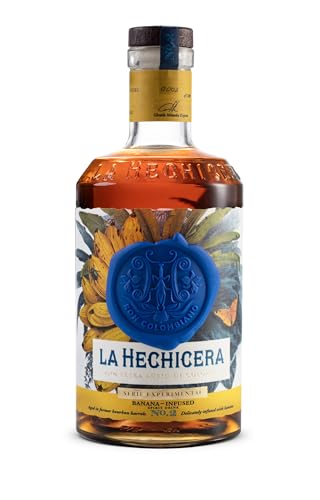 La Hechicera Rum Serie Experimental No. 2 – Holzig-süßer Rum mit charakteristischen Aromen – Leckere Spirituose, ideal pur oder als Basis von Drinks – 1 x 0,7 l von La Hechicera