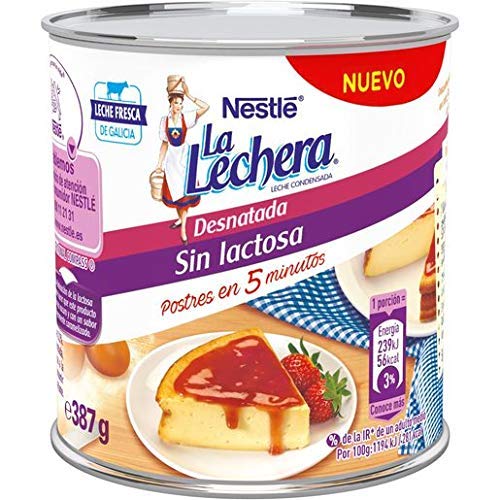 La Lechera - Laktosefreie Magermilch - 387 g Dose von La Lechera