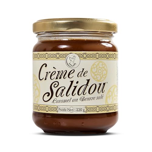 La Maison d Armorine, gesalzene bretonische Karamellcreme mit Butter, Brotaufstrich, Karamell, Creme Caramel, Salidou, 220 g von Salidou