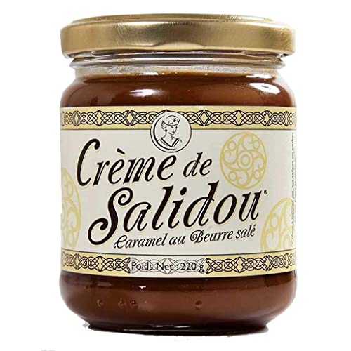 La Maison d Armorine, gesalzene bretonische Karamellcreme mit Butter, Brotaufstrich, Karamell, Creme Caramel, Salidou, 220 g von La Maison d'Armorine