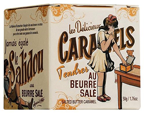 La Maison d'Armorine Karamellbonbon mit gesalzener Butter, 50g. Box von La Maison d'Armorine