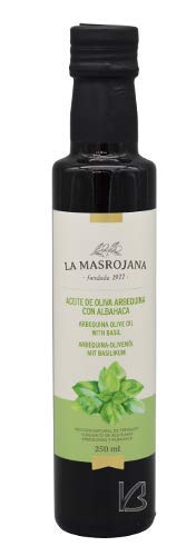 La Masrojana - Arbequina-Olivenöl mit Basilikum - 250 ml von La Masrojana