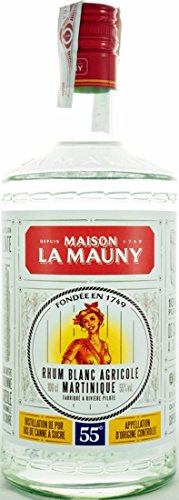 La Mauny 55% Rhum Agricole blanc Martinique 1,0 Liter La Mauny 55% Rhum Agricole blanc Martinique 1,0 Liter von La Mauny