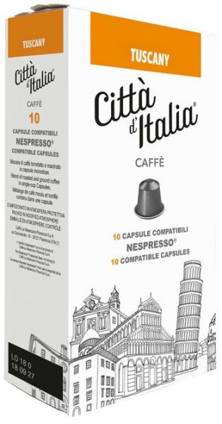 Citta d' Italia Tuscany Nespresso®* kompatible Kapseln von La Messicana
