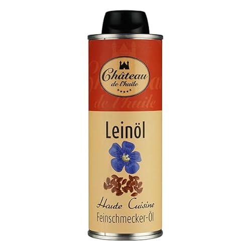 Château de l’huile Leinöl - Kaltgepresst - 250ml, 1er Pack - Hochwertiges Gourmetöl, Reich an Omega-3 Fettsäuren und Antioxidantien Château de l’huile Leinöl - Kaltgepresst - 250ml, 1er Pack - Hochwertiges Gourmetöl, Reich an Omega-3 Fettsäuren und Antioxidantien von La Monegasque