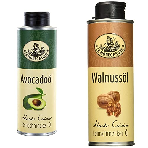 La Monegasque Avocadoöl, 250ml & Walnussöl, 1er Pack (1 x 250 ml) von La Monegasque