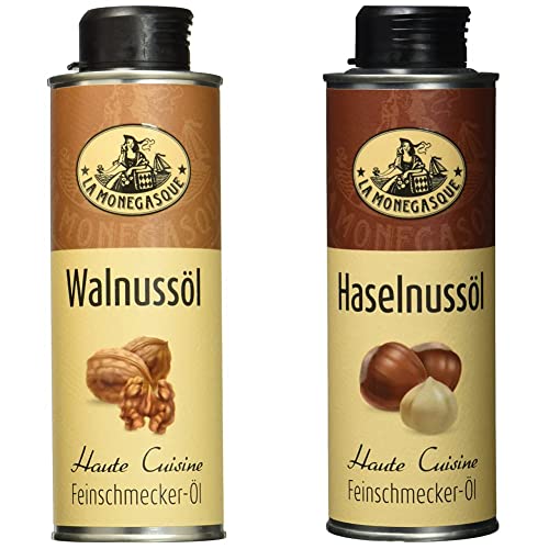 La Monegasque Walnussöl, 1er Pack (1 x 250 ml) & Haselnussöl, 1er Pack (1 x 250 ml) von La Monegasque