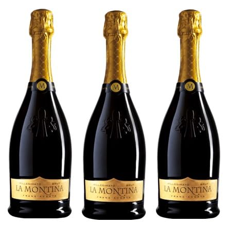 3x 0,75l - 2018er - La Montina - Millesimato brut - Franciacorta D.O.C.G. - Italien - Schaumwein 3x 0,75l - 2018er - La Montina - Millesimato brut - Franciacorta D.O.C.G. - Italien - Schaumwein von La Montina