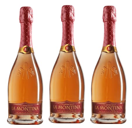 3x 0,75l - La Montina - Rosé - extra brut - Franciacorta D.O.C.G. - Italien - Rosé-Schaumwein 3x 0,75l - La Montina - Rosé - extra brut - Franciacorta D.O.C.G. - Italien - Rosé-Schaumwein von La Montina