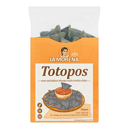La Morena Totopos Blue Corn Tortilla Chips - Beutel 150 Gramm von La Morena