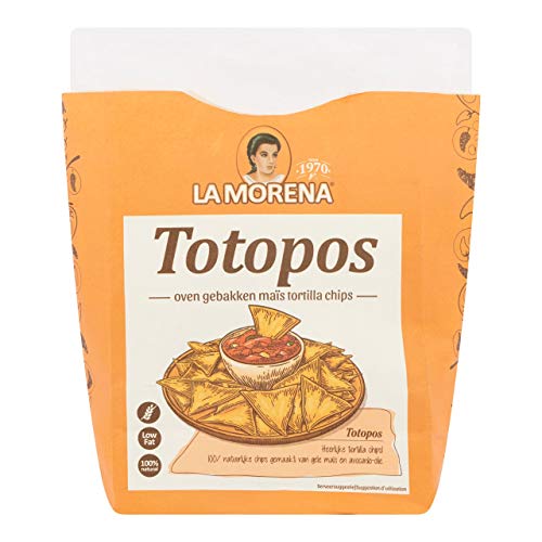 La Morena Totopos gelbe Maistortillachips - Beutel 150 Gramm von La Morena