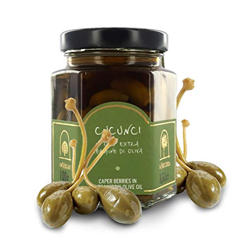 Cucunci in olio extravergine d'oliva, Kapernäpfel in nativem Oli von La Nicchia