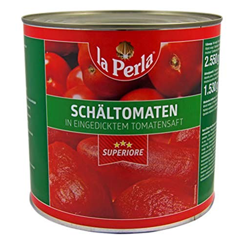 La Perla Schältomaten im eingedicktem Tomatensaft -Superiore ***- 2550 ml Dose La Perla Schältomaten im eingedicktem Tomatensaft -Superiore ***- 2550 ml Dose von La Perla